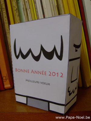 Image Paper toy calendrier Janvier 2012 photo paper toy 2012