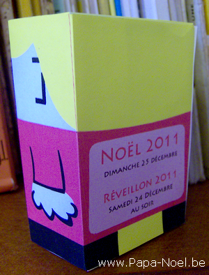 Image Paper toy calendrier Noel 2011 DECEMBRE 2011 photo paper toy 2011