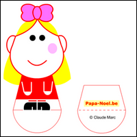 Paper doll Noël poupée de papier NOEL à imprimer gratuit paperdoll dessin de petite fille imprimable gratuitement paper dolls POUPEE de papier