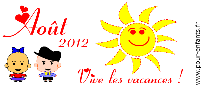 calendrier aout 2012