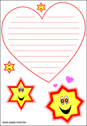 Papier à lettre de NOEL gratuit à imprimer papeterie papier a lettres