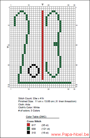 Grille de point de croix 2013 A imprimer Gratuit