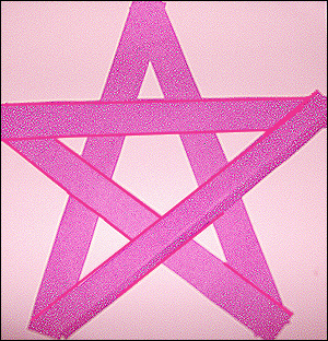 Etoile de NOEL fabriquer une étoile de Noël en papier étoile à 5 branches