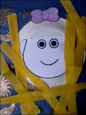 Bricolage enfant noel assiette décoration noel enfant bricolage papier carton